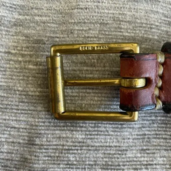 Dooney & Bourke men’s leather/ fabric belt